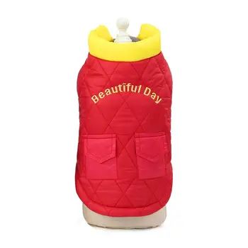 

Dog Pet Winter Vest Dog Cat Dress Pet Dog Winter Warm Clothes Coat Jacket For Pet dog Apperal 5 sizes 3 Colors