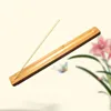 New High Quality 1Pc Bamboo Material Stick Incense Plate Incense Holder Fragrant Ware Stick Incense Burner Sage ► Photo 2/6