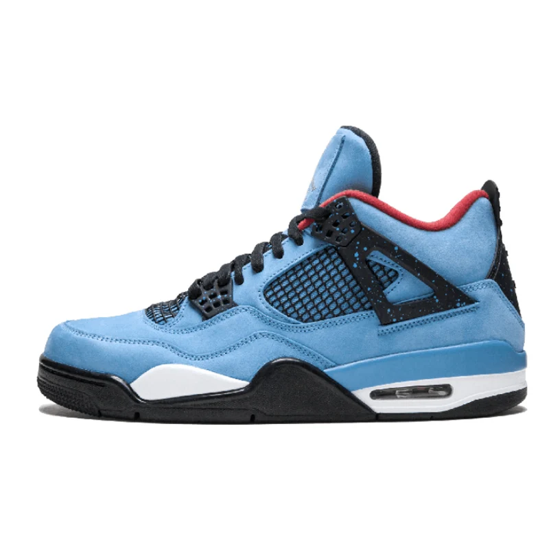 Мужские баскетбольные кроссовки Nike Air Jordan 4, спортивные кроссовки для улицы, крутые Серые кроссовки 408452