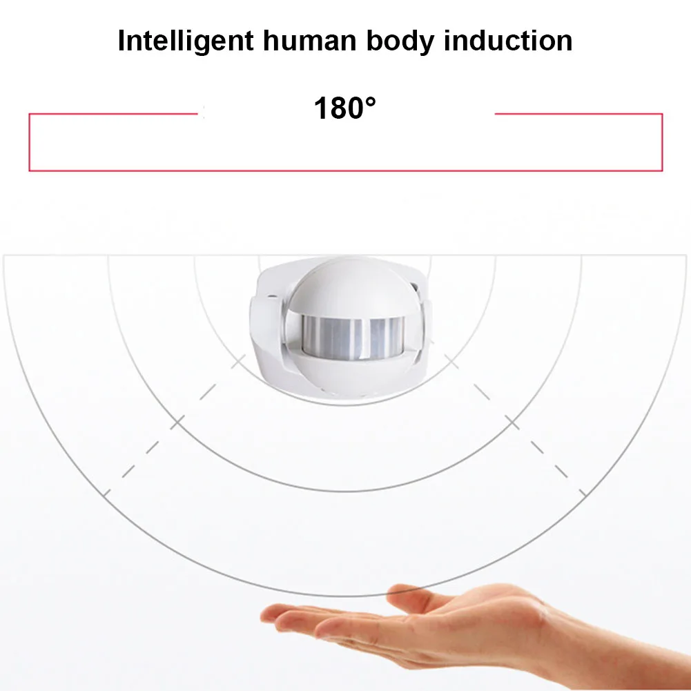 Пассивный инфракрасный датчик гаражи проводной универсальный детектор движения Установка шкафы интегрированные дверные проёмы балконов