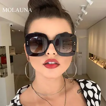 

Classic Retro Square Sunglasses Women Big Frame Brand Designer Women Glasses Luxury Gradient Female Eyewear Oculos de sol UV400