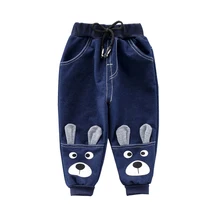 Весенне-осенние детские штаны для маленьких мальчиков длинные штаны в клетку с рисунком детские повседневные хлопковые Мягкие штаны