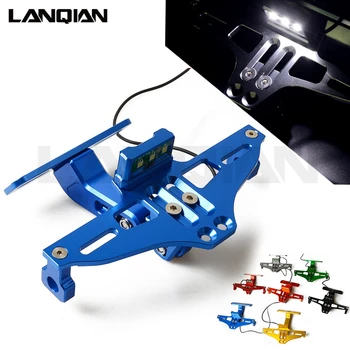 

For Suzuki Universal Motorcycle License Number Plate Frame Holder Bracket GSXR1100 GSXR400 GT250 GT550 RG500 RGV250 VS800 VZ800