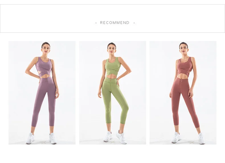 Women's Sports Suit Female Sportswear For Woman Gym Fitness Clothing Women Sport Wear Clothes Sporty 2 Piece Yoga Set Leggings