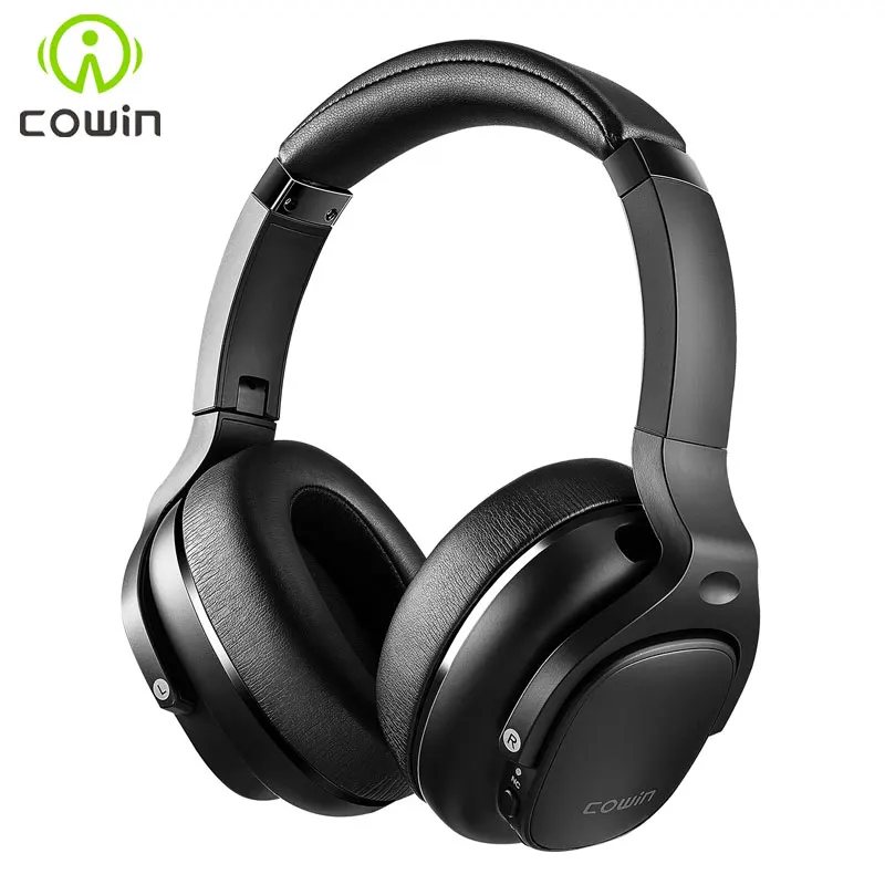 Fones de Ouvido Bluetooth sem Fio Fone sobre a Orelha com Microfone Cowin Active Noise Cancelling Aptx hd Som e9