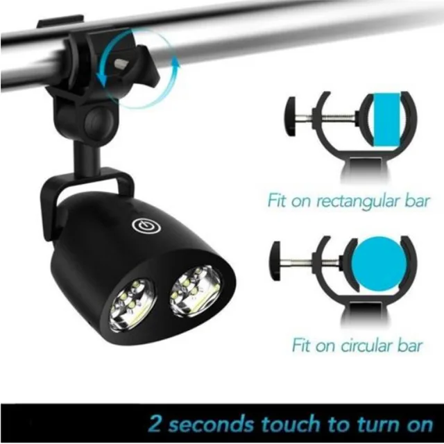 Hordozható Grill Lámpák Grillezés Led Smart Touch Világítás Hőálló Vízálló Éjszakai Lámpa Bbq Tábor Kiegészítők - Image 2