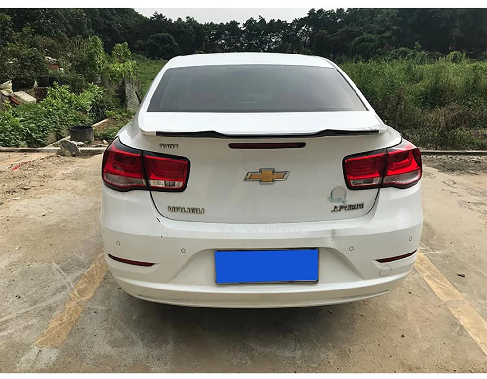 AITWATT Автомобильный задний спойлер багажника для Chevrolet Malibu 2012 до ABS пластик праймер цвет черный Задний спойлер на крыше