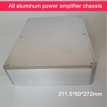 

DIY All Aluminum Power Amplifier Chassis 2106 Audio Case Power Supply Shell Amplifier Enclosure Blank Version 211.5*60*272MM
