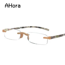 Ahora небольшой очки для чтения без оправы Для женщин Для мужчин ретро Мрамор камень пресбиопические очки с диоптриями+ 1,0 1,5 2,0 2,5 3 3,5