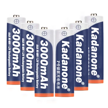 

4 ~ 20 pcs new AAA battery 3000 mAh 3A AAA rechargeable battery Ni-MH 3A 1.2 V aaa battery for watches mice computers toys so on