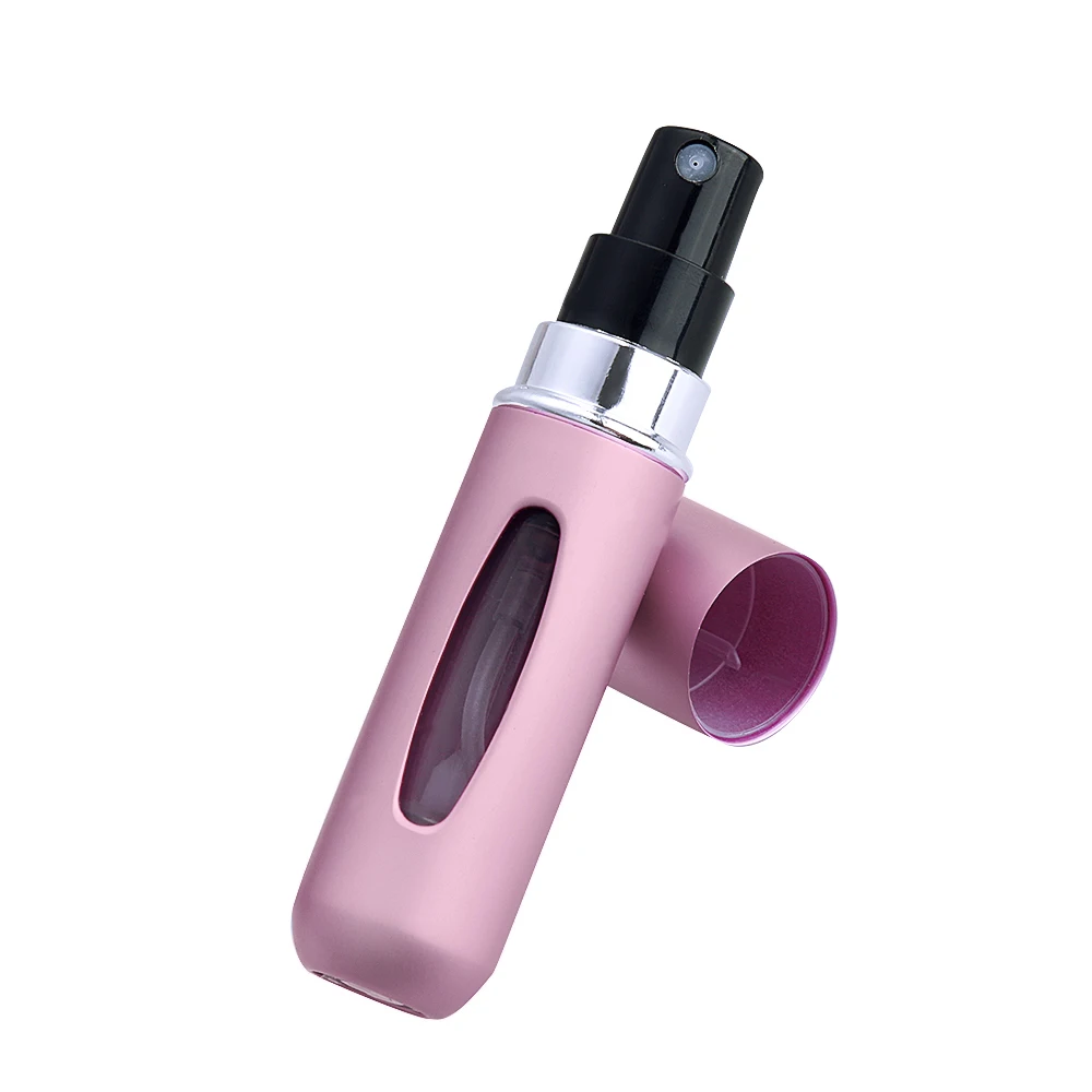 Bottom-filled Mini Perfume Spray Bottles Metal Shell Spray Atomizer Portable Travel Perfume Storage Bottle Points Bottling