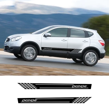 

2 PCS Car Vinyl Side Stripes Stickers Auto Graphics Decals For Nissan