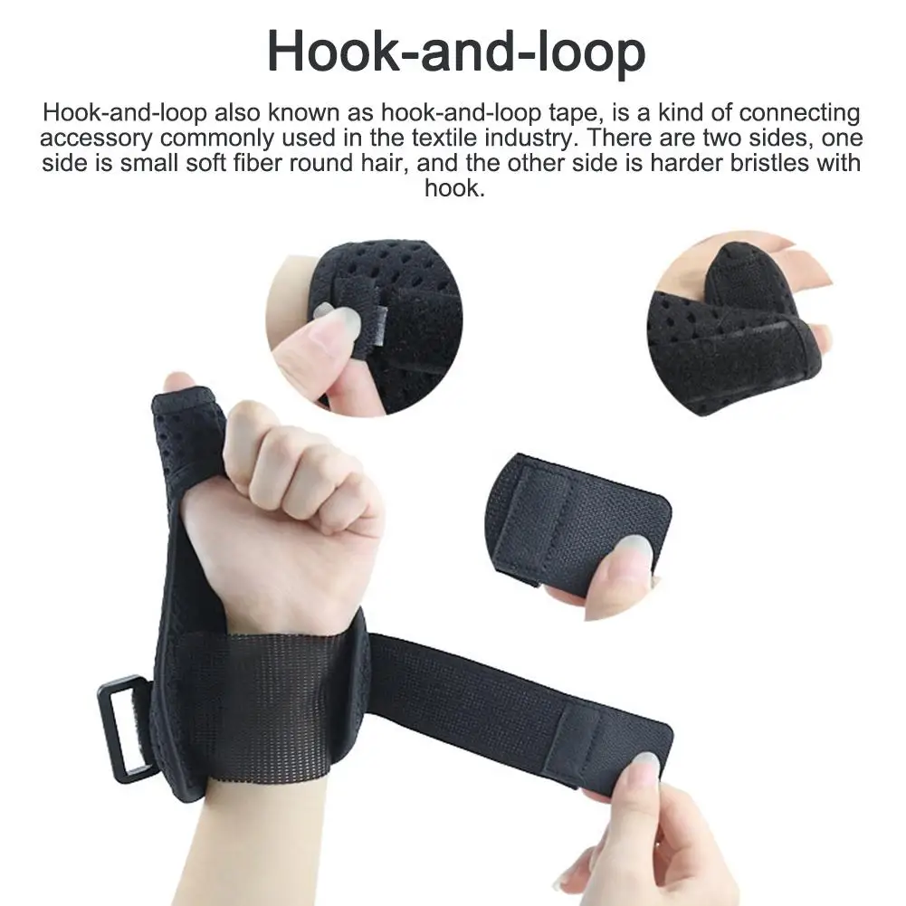 Lightweight and Breathable Wrist Hand Support Protector Thumb Wrist Stabilizer Splint for Pain Relief Removable Adjustable Wrist