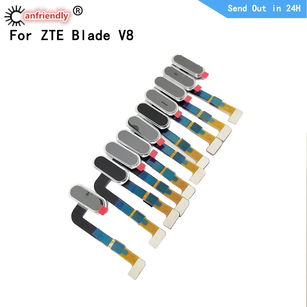 Для zte лезвие V8 BV0800 отпечатков пальцев Главная Кнопка меню гибкий кабель, сменные детали отпечатков пальцев с гибким кабелем для zte лезвие V8