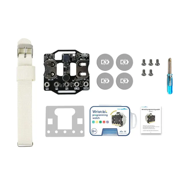 Yahboom Wearable Programmable Watch Kit can Control Microbit Robot Car Toy with Buzzer RGB Light 5