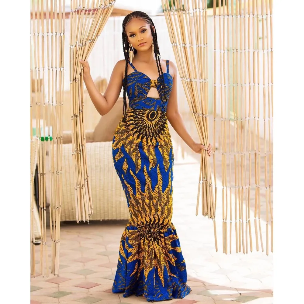 Robe Wax de Soirée Longue