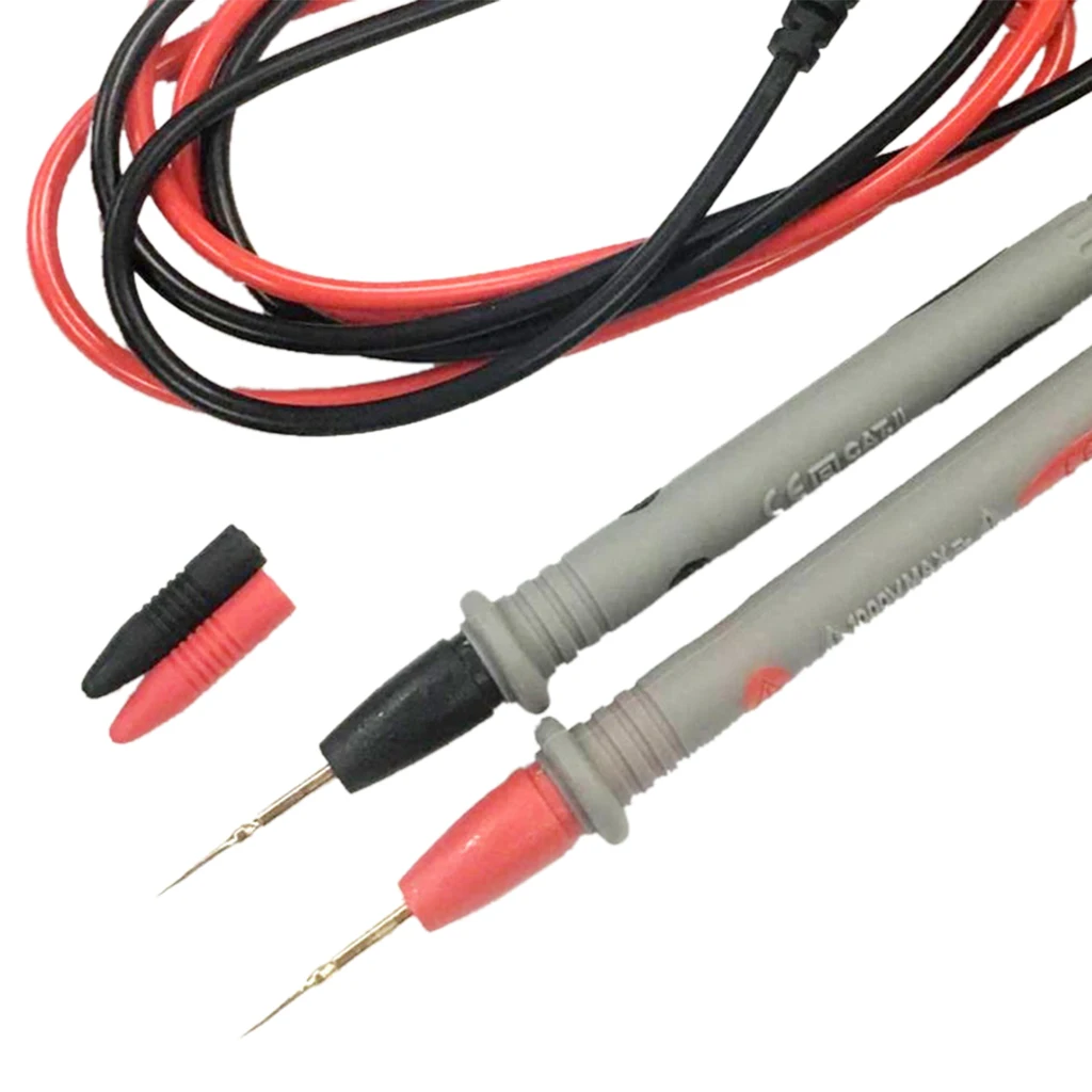 Needle Tipped Tip Multimeter Probes Test Leads Tester 1000V 20A 90cm Cable