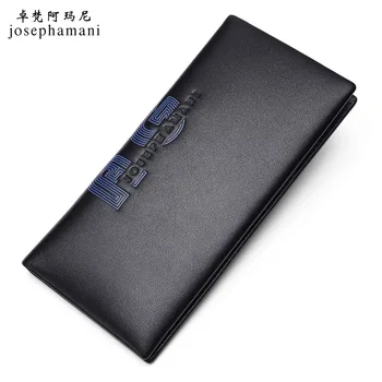 

Men Head layer cowhide portfel High-end JOSEPHAMANI Brand luxurious wallet new long carteira free shipping