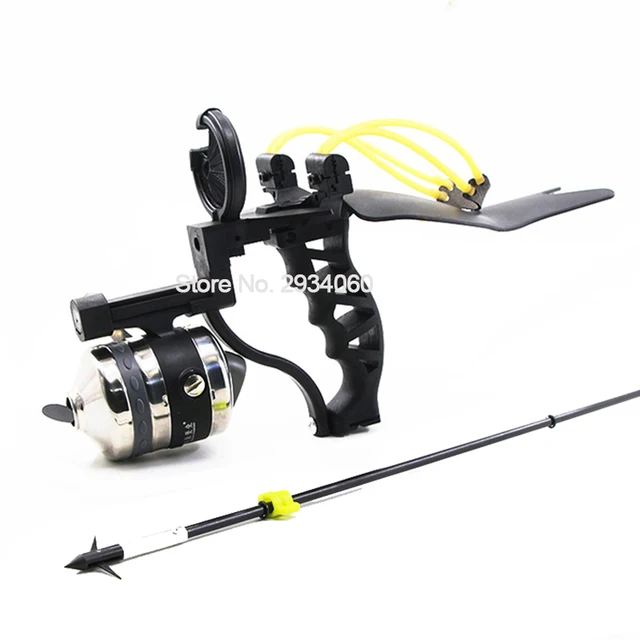  US $60.87 Outdoor multi purpose archery target shooting fish slingshot catapult hunting fishing slingshot 