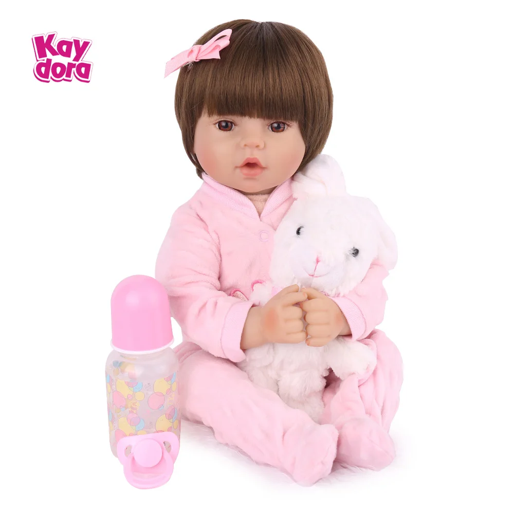Силиконовые куклы Reborn Baby 18 дюймов 47 см Bebe живой как настоящая Boneca lol Реалистичная