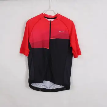 

2020 Spain new aero cycling jersey short sleeve top quality Micromesh breathable material flatlock sewing mens road mtb red