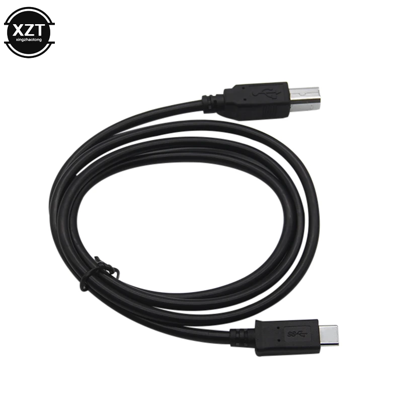 USB 3,1 type C штекер к USB 2,0 type B Мужской USB удлинитель для телефона жесткий диск удлинитель шнура