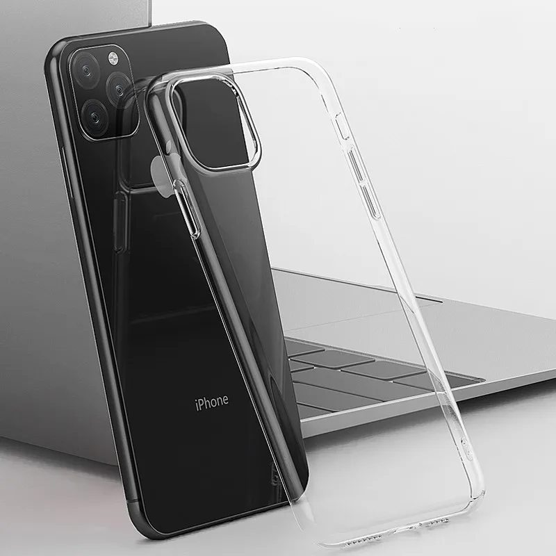 Прозрачный мягкий гибкий чехол из ТПУ для Apple iPhone 11 Pro Max X 8 7 6s 6 Plus 5 5S 5c SE 4 4S Ультра