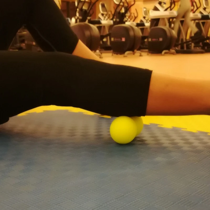 Фитнес-мяч для массажа триггер точка Myofascial релиз тела твердый ролик для Лакросса