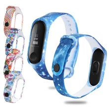 Цветной силиконовый браслет, ремешок, браслет на запястье, сменный ремешок для Xiaomi Mi, 3, нескользящий браслет, сменный прочный