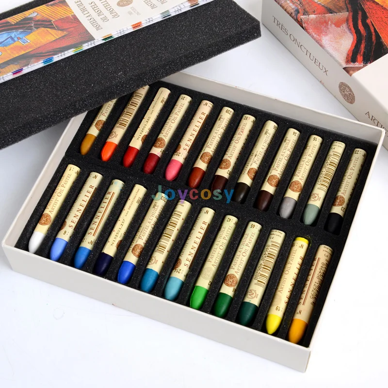 Sennelier Oil Pastels Set of 24 Assorted Colors