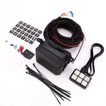 

Circuit Control Universal Touch Screen For Car Switch Panel 6 Gang Off-road vehicle modified touch screen switch combination set