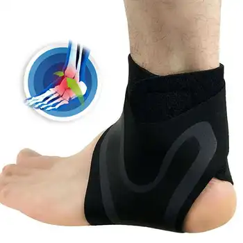 1Pair Sokjes Brace Elastische Enkelbrace Protector Voet Bandage Running Sport Verstuiking Enkel Protector