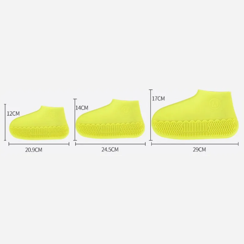 1pair portable Waterproof Shoe Cover durable Outdoor Rainproof Hiking Skid-proof Silicone Shoe Covers home accessories appliance