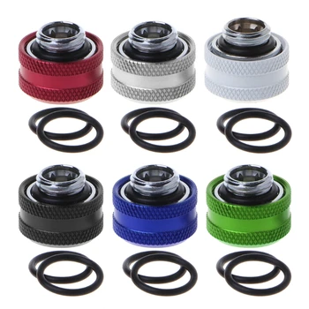 

1PC Water Cooling G1/4 Thread 14mm Rigid Hard Tube Connector Water Block Fittings
