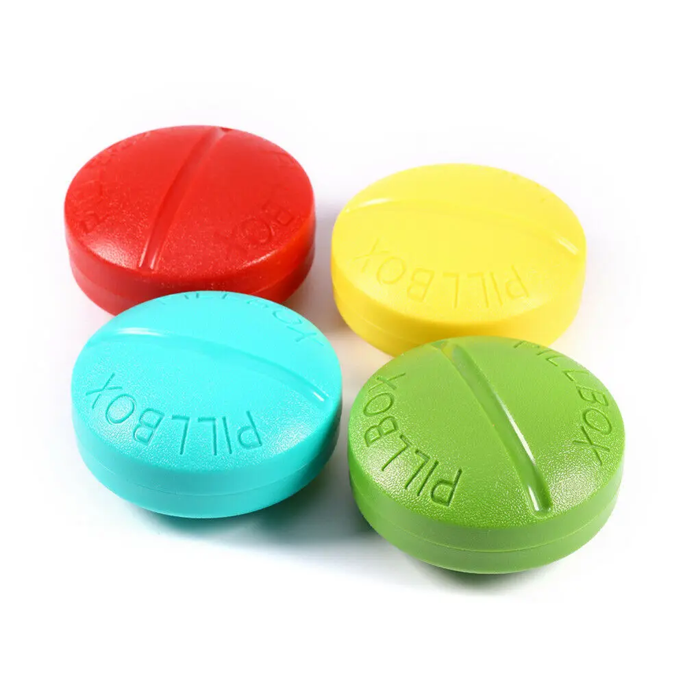 

4 Grid Compartment Travel Pill box Organizer Tablet Medicine Storage Dispenser Holder