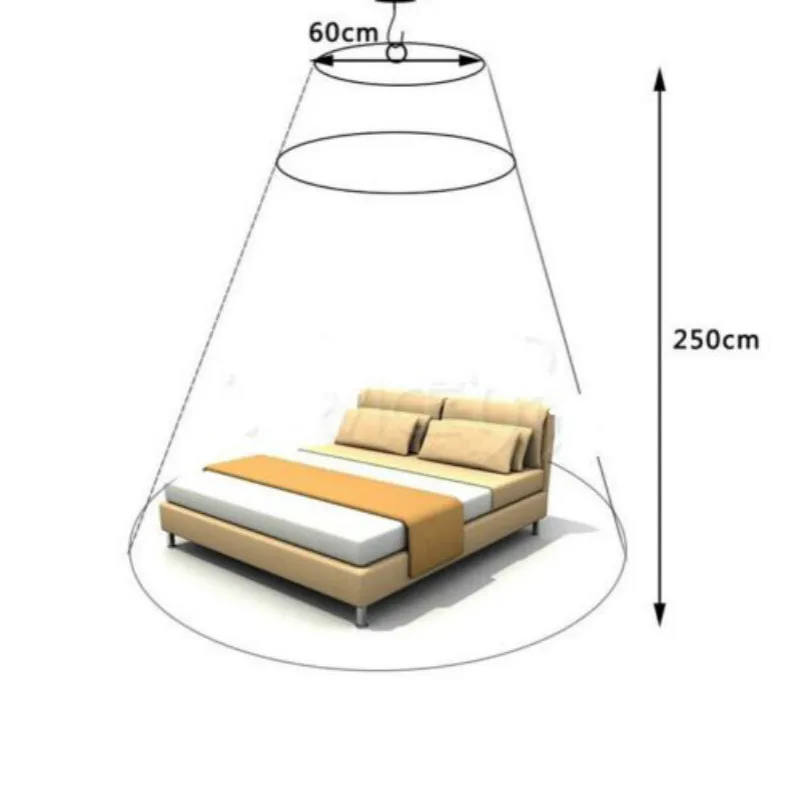 Mesh Hung Dome Mosquito Net Bed Canopy Mosquito Nets