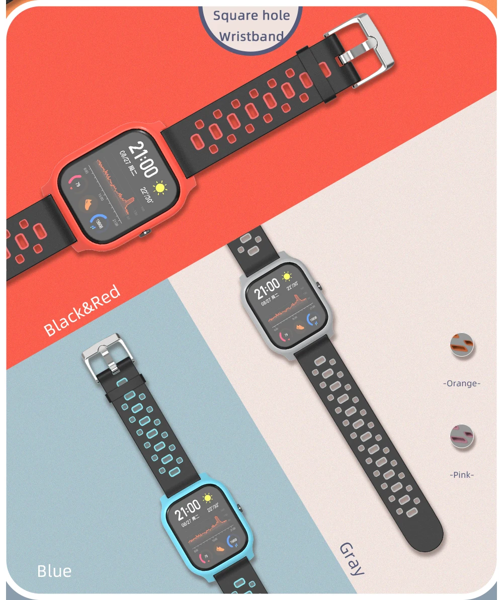 Защитный чехол для Amazfit GTS TPU Рамка бампер крышка для Xiaomi Huami Amazfit GTS Смарт-часы браслет пластик PC протектор