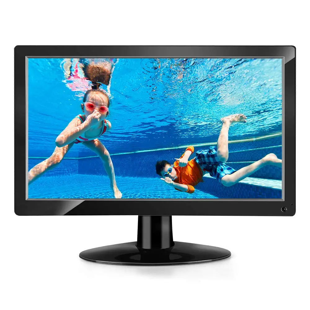 

Eyoyo 15.6 Inch Monitor Small Hdmi Monitor Portable vga Monitor CCTV with Screen LCD 1920x1080 16:9 IPS Monitor BNC Security Cam