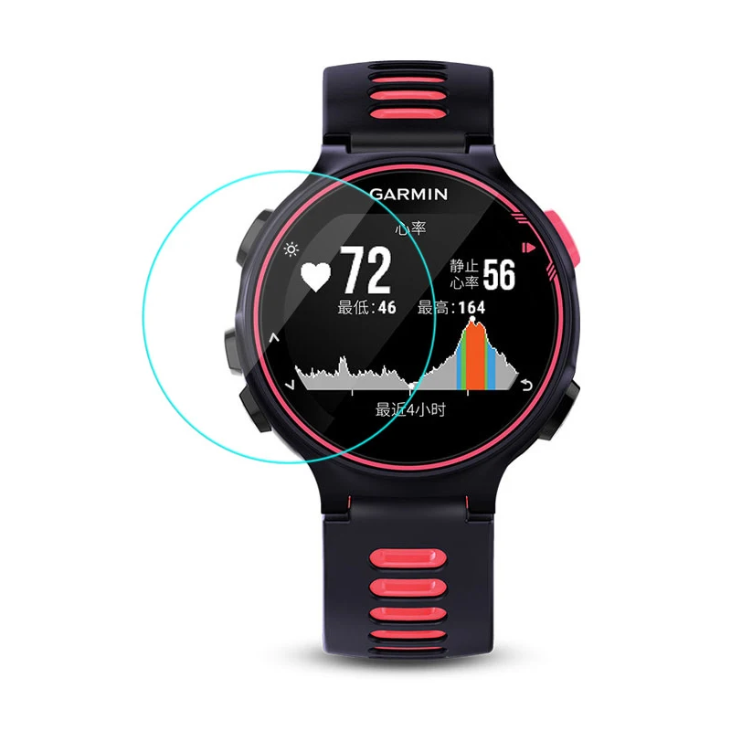 Для Garmin Forerunner 645/935/735xt часы закаленная пленка 0,26 мм Arc Edge взрывозащищенные часы закаленная защитная пленка - Цвет: 03 Forerunner735xt