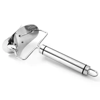 

Baking Rolling Pastry Cutter, Stainless Steel Dough Rolling Cutter for Cookie Dumpling Ravioli Pierogi Maker