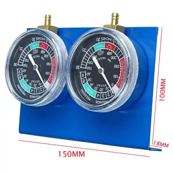 

Metal Motorcycle Fuel Vacuum Gauge Balancer for 2-cylinder machines Carburetor Tool Accessories With Vacuum Hose