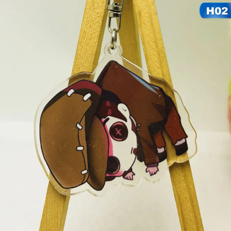 Popular Games Identity V Keychain Character Pendant Transparent Acrylic Key Chain Carchain Bag Hanging Jewelry Fans Gift