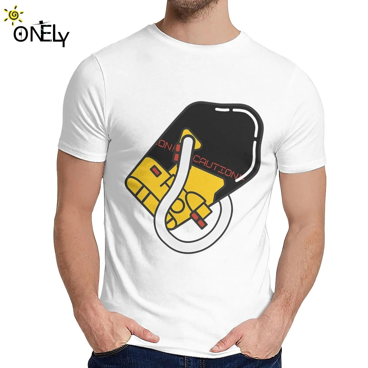 Nice Cotton Death Stranding BB Pod T Shirt For Man Graphic Print Soft Classic Round Neck Camiseta | Мужская одежда