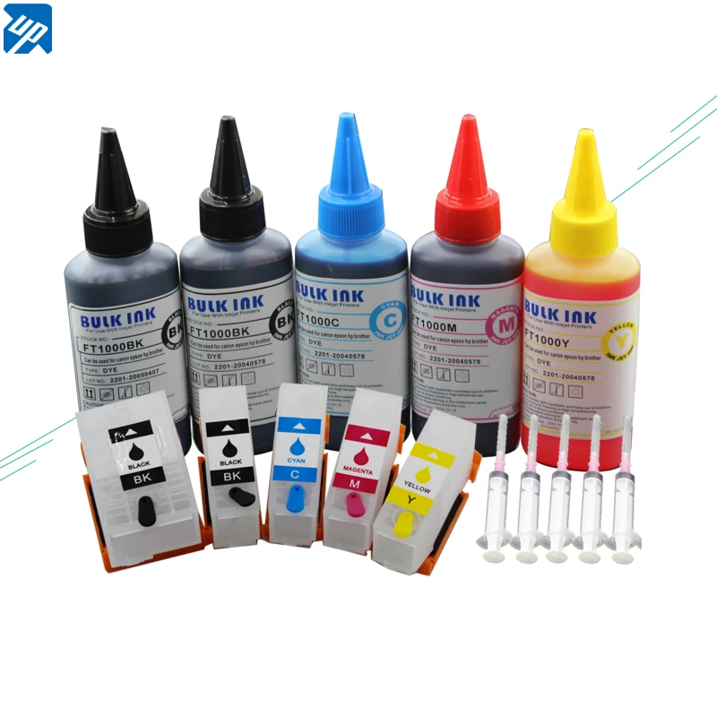 Up Refill Ink Kit 202xl Refillable Ink Cartridge With Auto Reset Chip