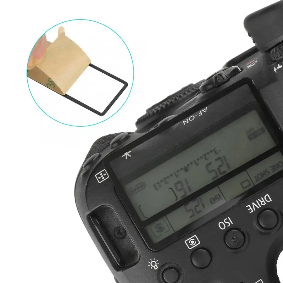 Acrylic Camera Top Outer LCD Display Window Glass Protector Cover Fit for Canon 6D 6D2 6DII Hot