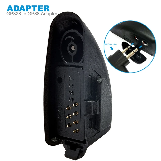 Walkie Talkie Adapter Suitable For Motorola Gp328 Multi-pin Plug To M-type  2 Pin Headset Microphone Accessories Connector - Walkie Talkie Parts &  Accessories - AliExpress