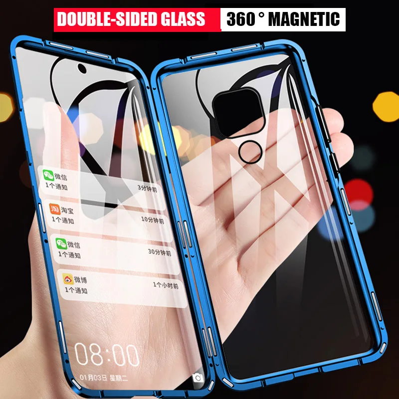 Магнитный металлический чехол для Xiaomi 360 8 7 9 8T 9A 9C K20 K40 Mi 11 10 10T 9T POCO X3 NFC M3 F3 Pro Redmi Note 9S