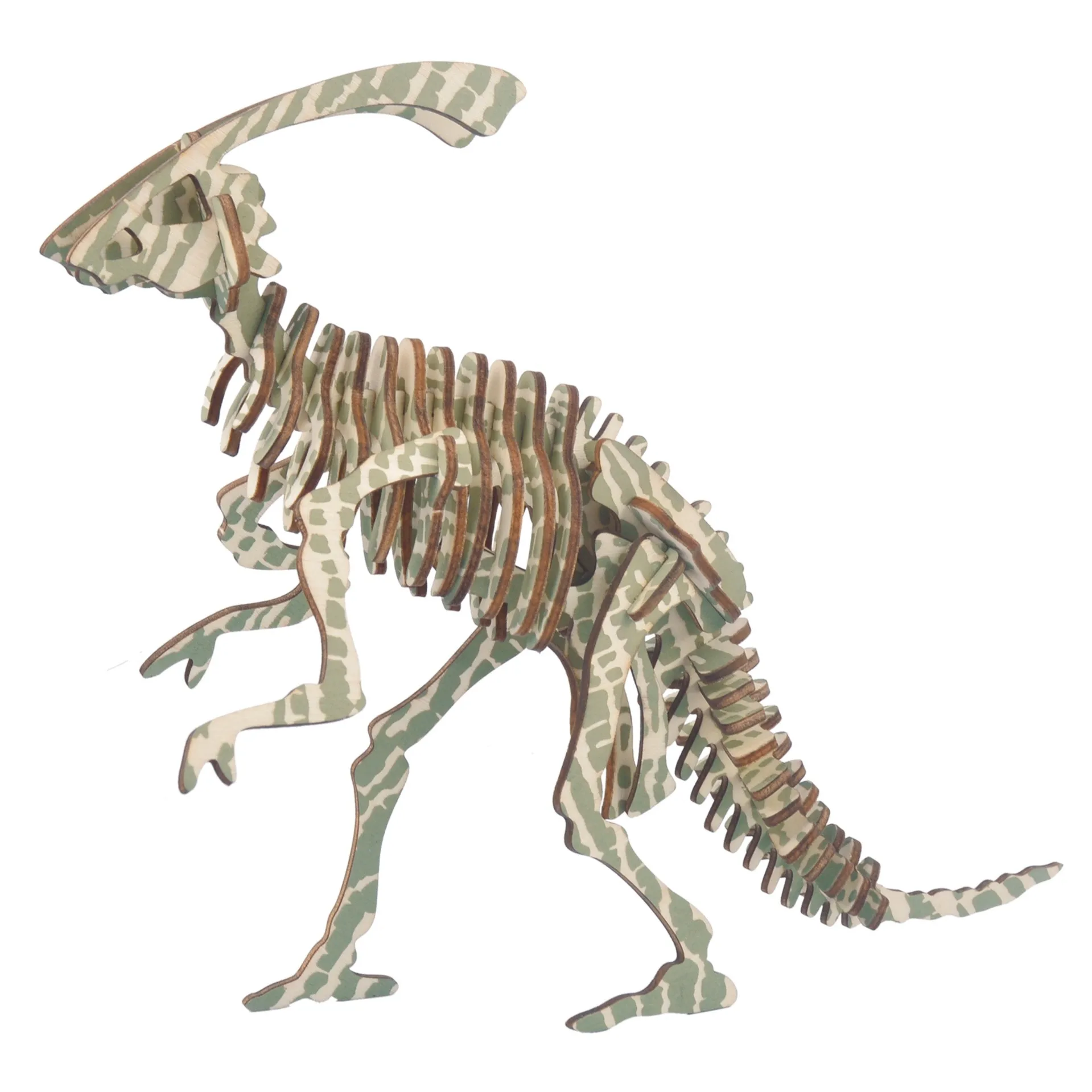 Parasaurolophus DIY 3D Деревянный пазл, набор для сборки деревянных изделий, резка деревянные игрушки, Рождественский подарок 3181