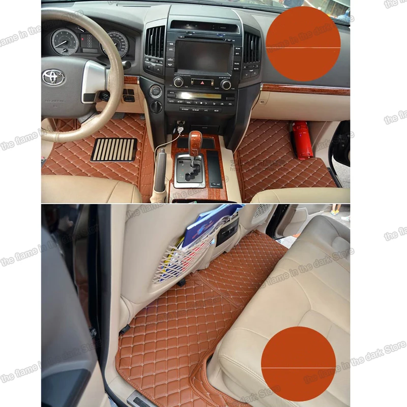 Кожаные автомобильные коврики lsrtw2017 для toyota land cruiser 100 Lexus LX 570 470 lc80 lc200 lc100 1995 2020 2019