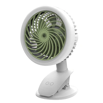 

Portable Water Spray Fan Electric Usb Rechargeable Mini Fan Humidifier-White